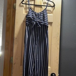 Blue & White Jumpsuit